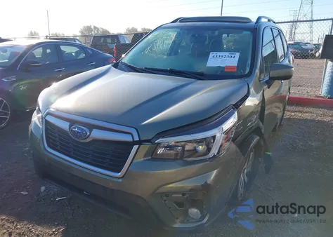 2021 Subaru Forester Premium из США, поврежденный, VIN JF2SKAFC8MH590290